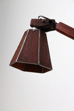 Load image into Gallery viewer, Articulating Rosewood Clamp Task Lamp
