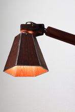 Load image into Gallery viewer, Articulating Rosewood Clamp Task Lamp
