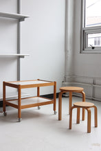 Load image into Gallery viewer, Mini Bentwood &amp; Leather Stool
