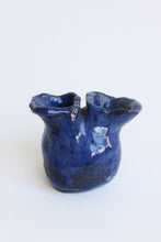 Load image into Gallery viewer, Abstract Blue Studio Pottery Vase
