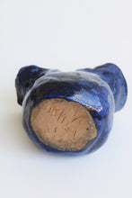 Load image into Gallery viewer, Abstract Blue Studio Pottery Vase
