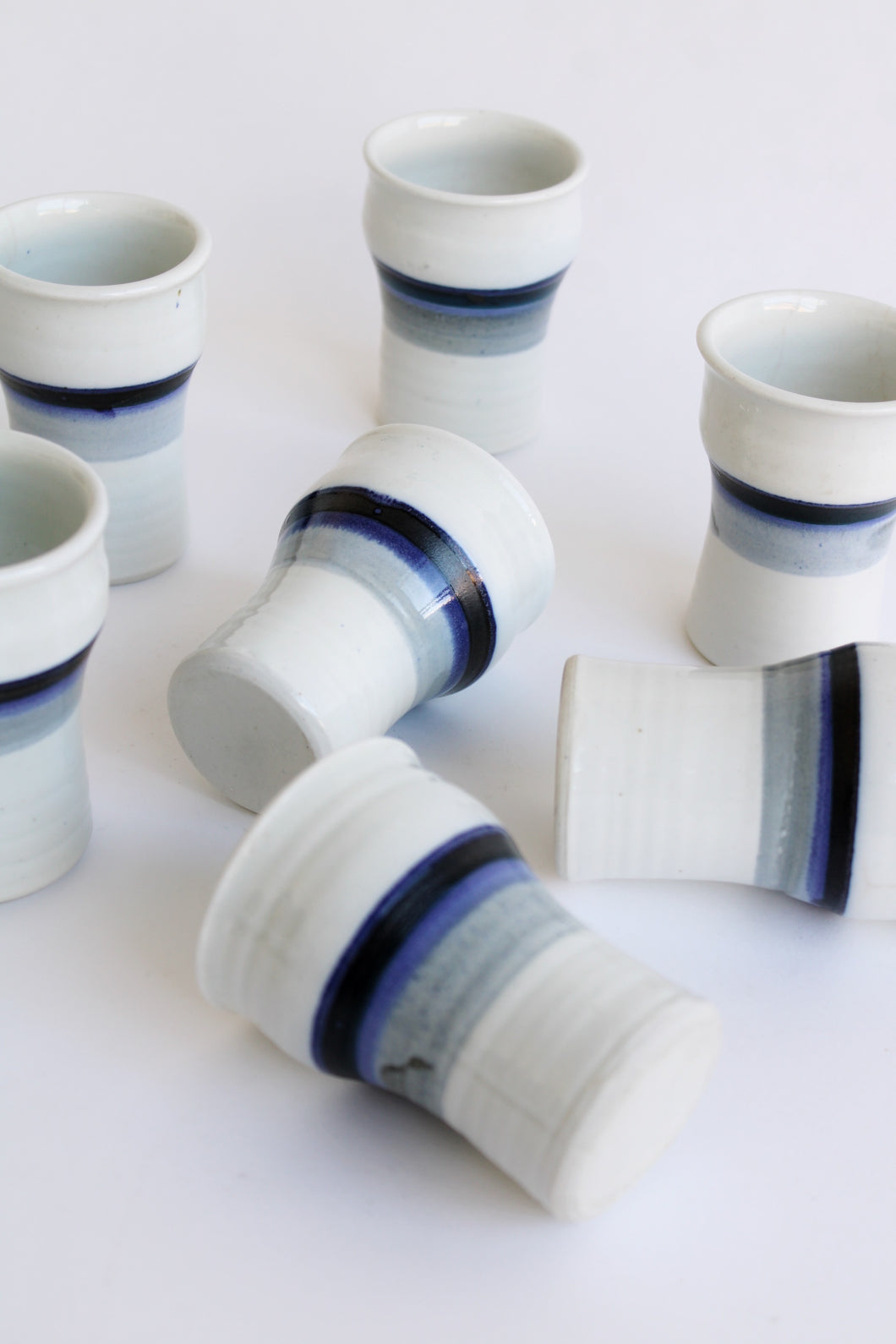 7-Piece Studio Pottery Cup Set