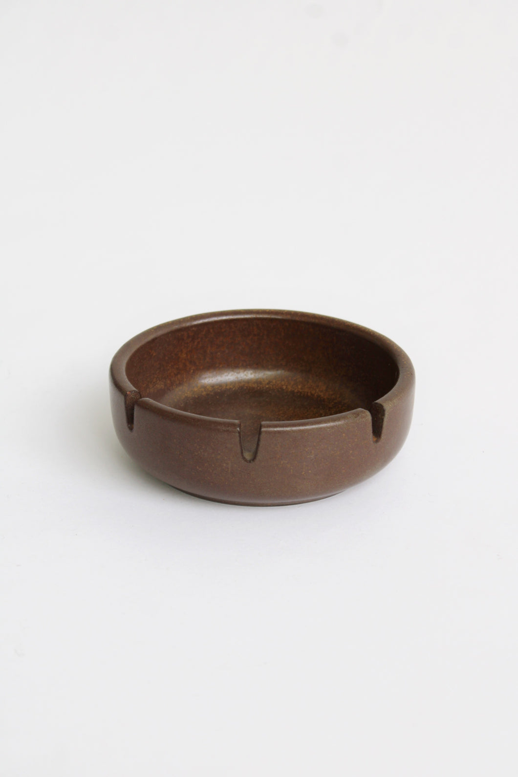 Small Brown Heath Style Ashtray