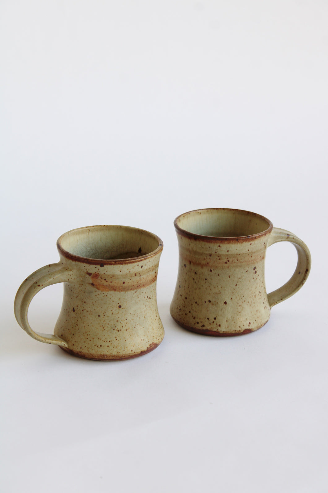 Pair Of Studio Pottery Mugs