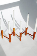Load image into Gallery viewer, Articulating Wood Candelabra
