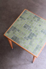 Load image into Gallery viewer, Mid Century Tile Side Table
