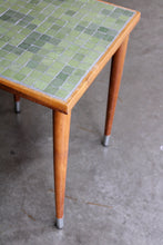 Load image into Gallery viewer, Mid Century Tile Side Table
