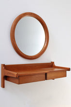 Load image into Gallery viewer, Danish Floating Shelf With Drawers
