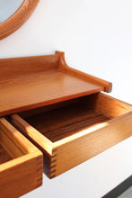 Load image into Gallery viewer, Danish Floating Shelf With Drawers
