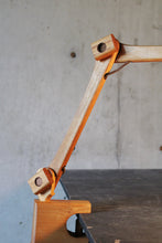 Load image into Gallery viewer, Articulating Wood Clamp Task Lamp
