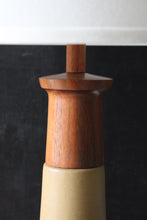 Load image into Gallery viewer, Martz Ceramic &amp; Walnut Lamp By Marshall Studios

