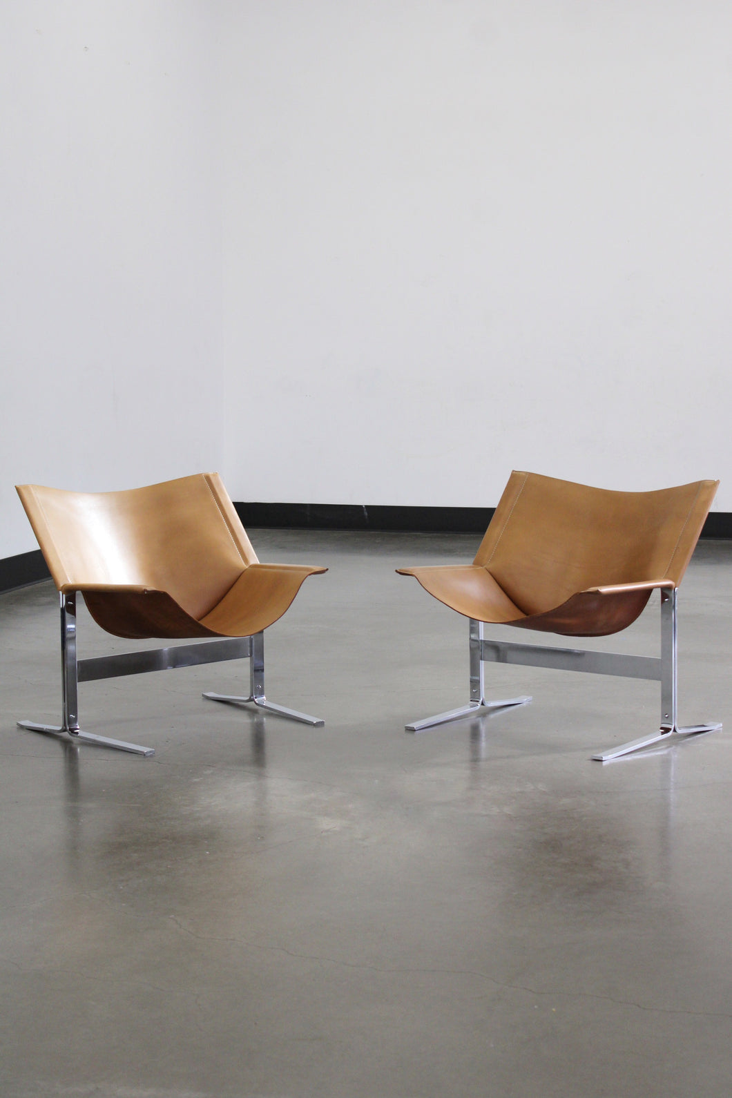 Pair Of '248' Sling Chairs By Clement Meadmore