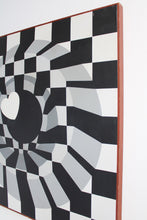 Load image into Gallery viewer, Hard Edge Op Art Painting
