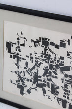 Load image into Gallery viewer, &quot;Tsunami&quot; Framed Lithograph by Claude R. Bently 1969

