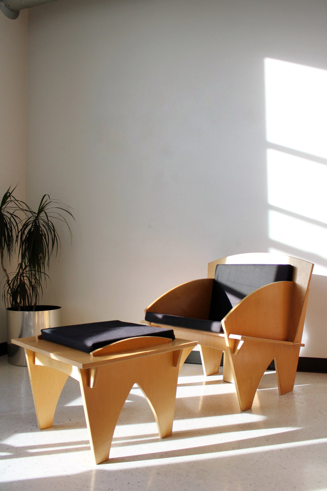 Puzzle Chair & Ottoman